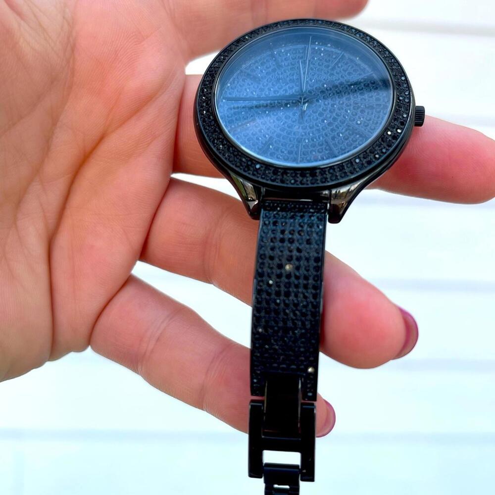 Michael Kors Runway Black Pave watch
